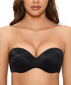 soutien-gorge bandeau rembourré femme