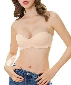 Soutien-Gorge sans Bretelles Brassière sans Armature bandeau