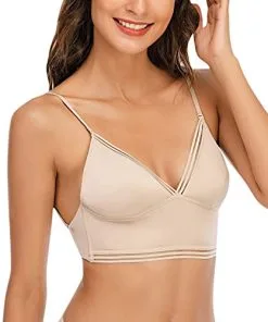 bustier blanc soutien-gorge dos nu dentelle forme U femme