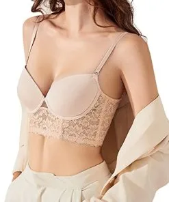 soutien-gorge brillant dos U