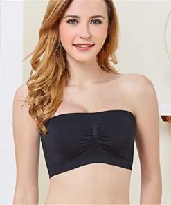 soutien-gorge bandeau rembourré sans bretelles